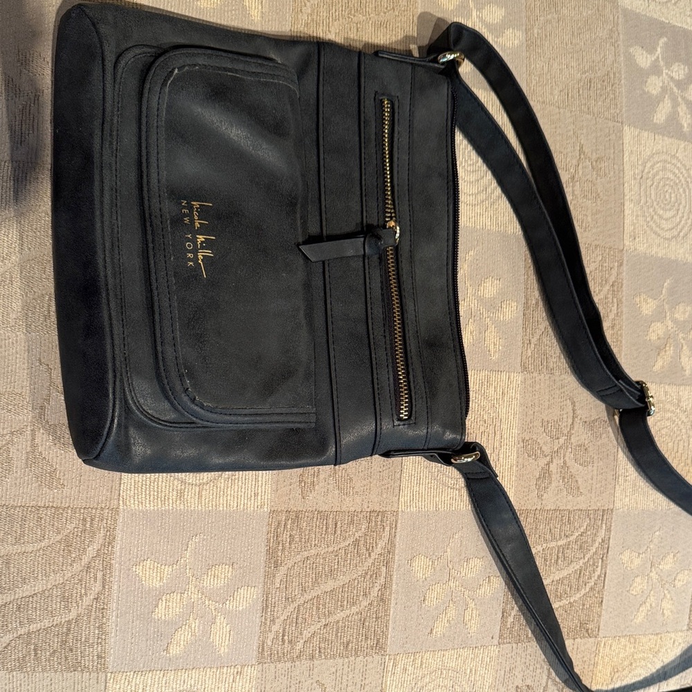 Nicole Miller Black Womens Bag